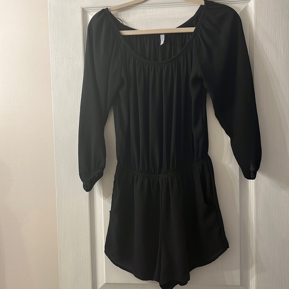 Abbeline off the shoulder romper from south moon under